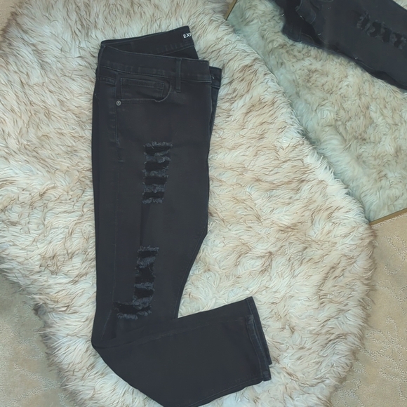 Express black distressed jeans - Picture 2 of 4
